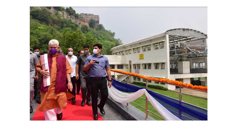 Jammu ropeway a major tourist attraction; to instill new enthusiasm in Jammu’s tourism sector: LG
