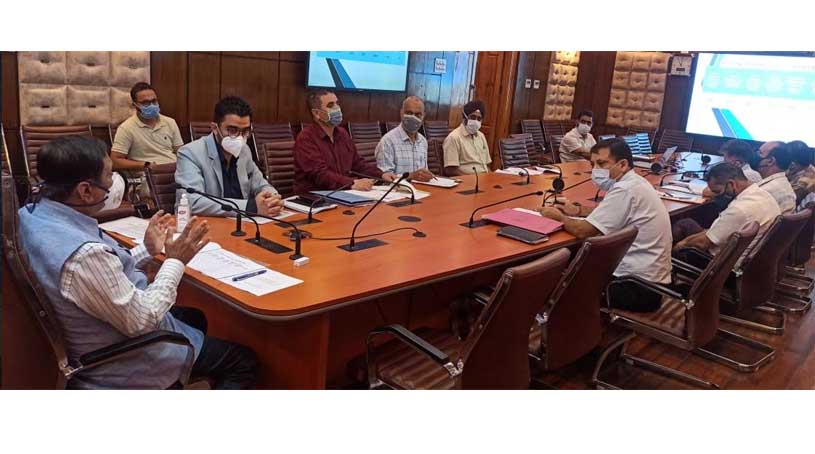 Advisor Bhatnagar reviews progress on implementation of JJM across J&K