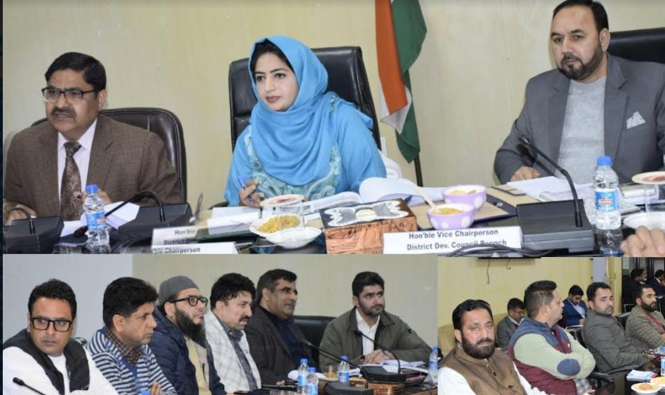 Mandeep Kaur reviews development scenario of Poonch; Asks officers to ensure timely, quality completion of projects