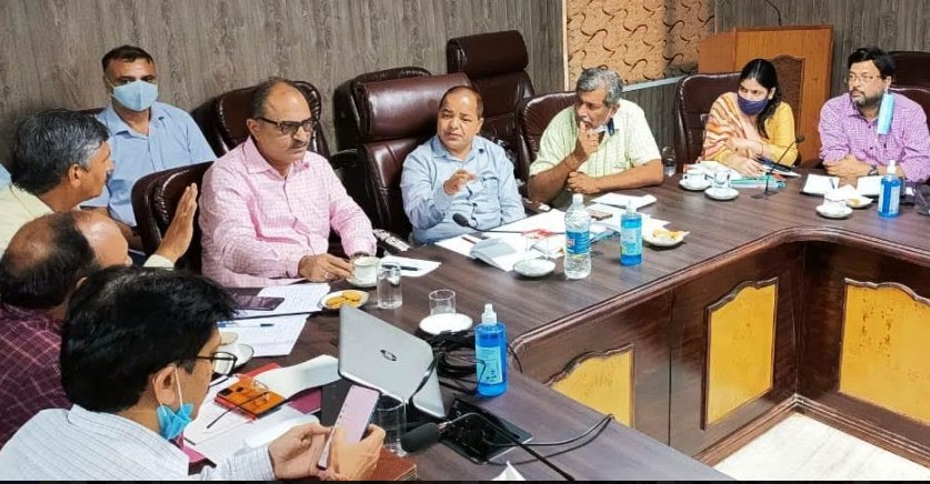 Progress of Ultra High Density Apple plantation in Jammu Division reviewed