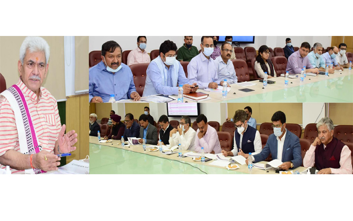 Lt Governor chairs preliminary meeting for forthcoming Real Estate Summit in Srinagar