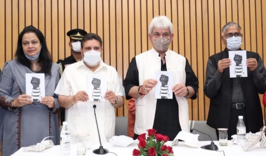 Lt Governor releases Bashir Assad’s “Kashmir: The War of Narratives”