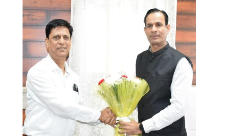 Rajesh Prasad assumes charge as Principal Secretary PDD