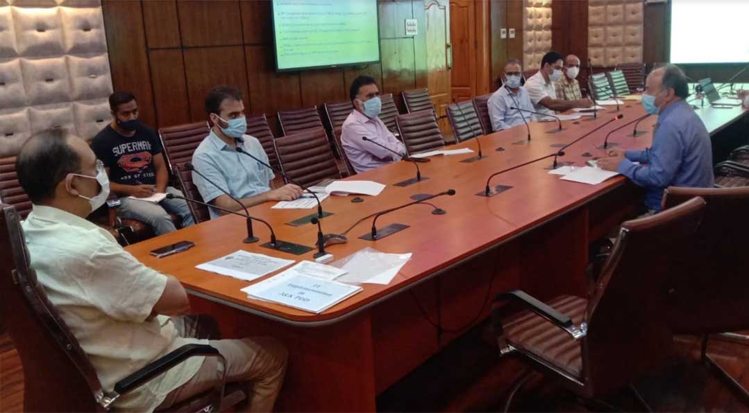 Kansal reviews progress of implementation of IT related projects in PDD across J&K