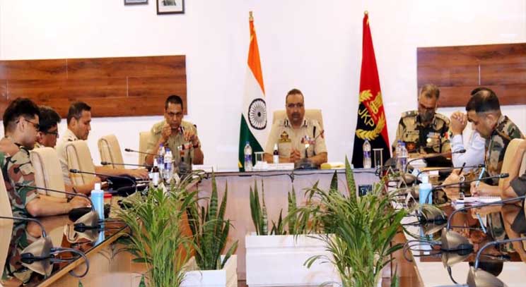DGP Reviews Security Scenario In Jammu