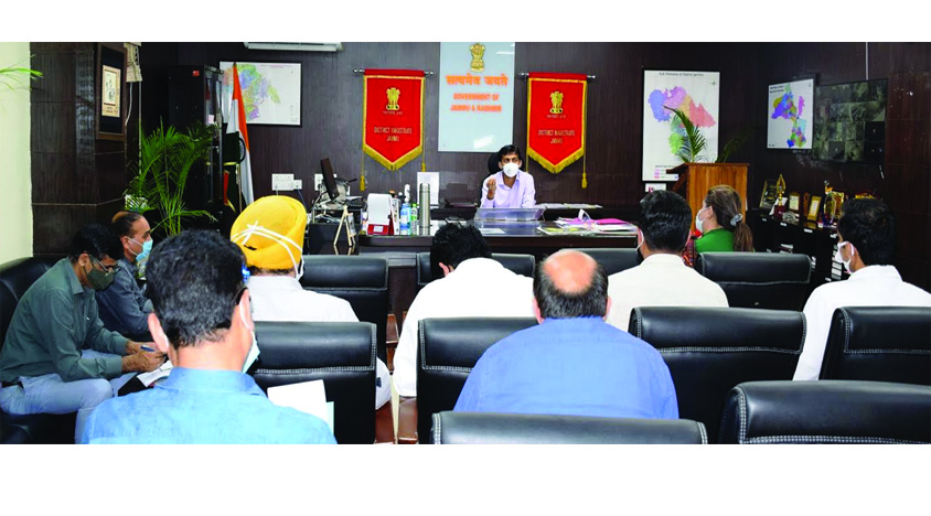 Div Com reviews emerging Covid situation in Jammu Division