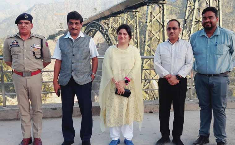 CS for developing World's highest Rail Bridge site in Reasi as a tourist spot