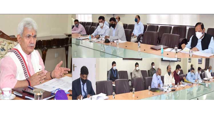 Lt Governor reviews functioning of Jal Shakti Department; Jammu Tawi barrage to be ready in one year: LG