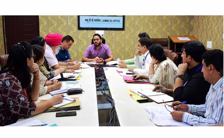 DC reviews Patient care scenario in Jammu District