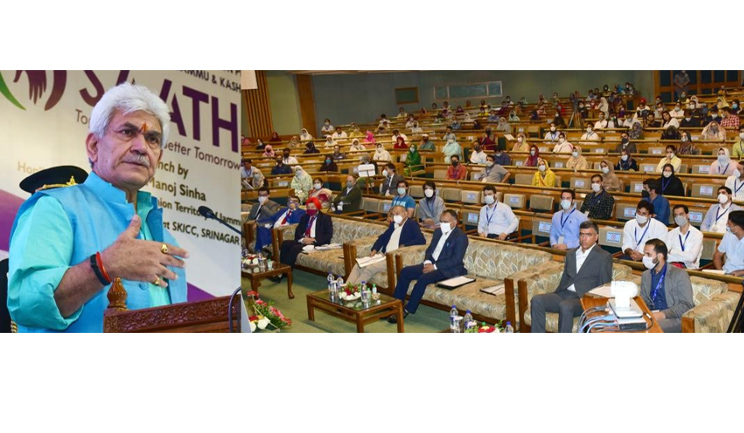 Lt Governor launches ‘SAATH’ - a rural enterprise acceleration program for SHG women in J&K