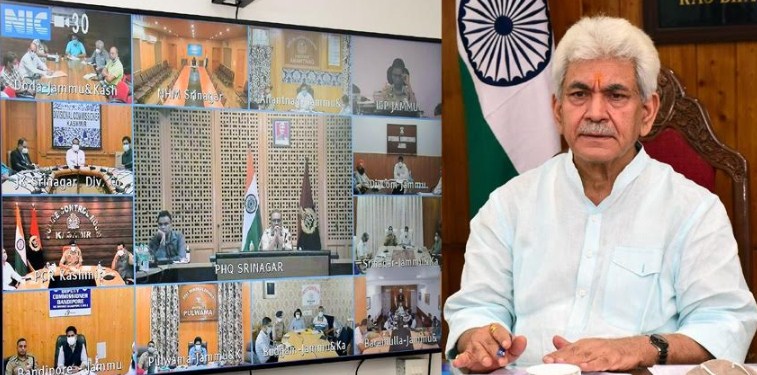 J&K: Lt Governor chairs series of meetings with Covid Task Force, DCs & SPs