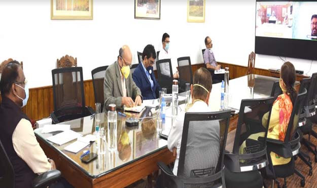 Union Minister Jal Shakti, Lt Governor review implementation of Jal Jeevan Mission in J&K
