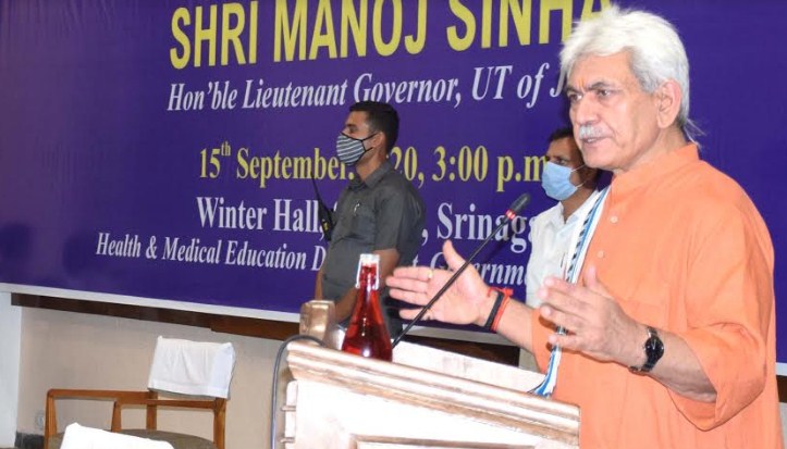 Lt Governor interacts with religious leaders in a Sensitization meeting on COVID