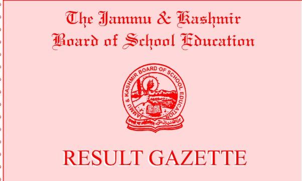 JKBOSE announced results of annual exams of 12th standard with an overall pass percentage of 75 percent