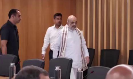 Home Home Minister Amit Shah chairs high level meet on J&K