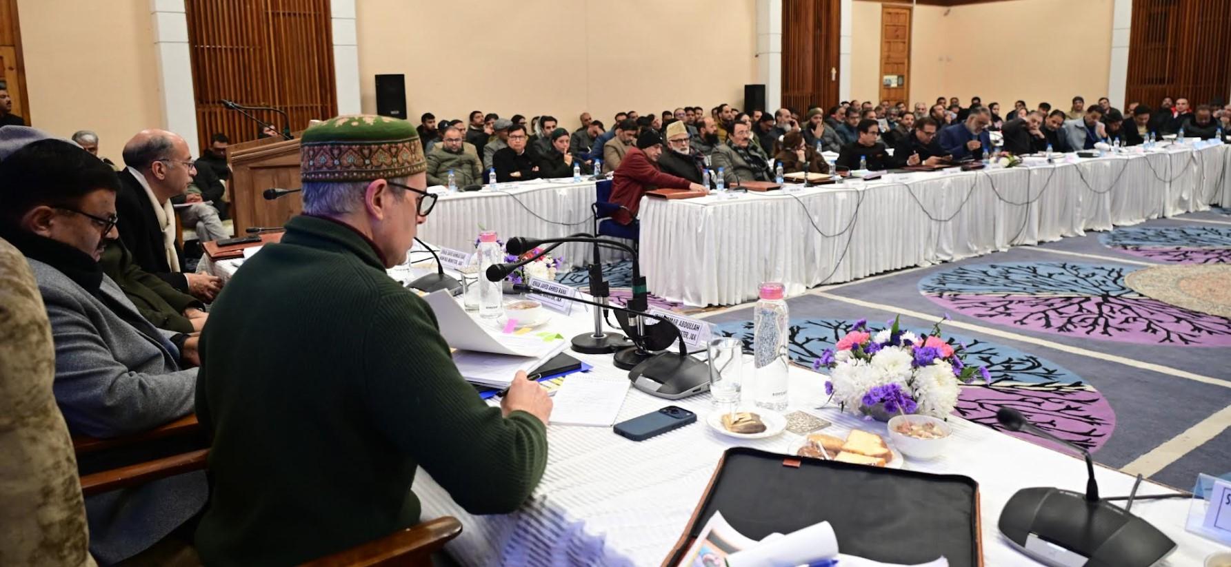CM Omar Abdullah reviews progress of development works in District Srinagar