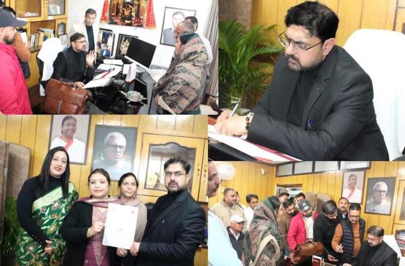 Satish Sharma meets delegations; reiterates commitment to seamless public service delivery