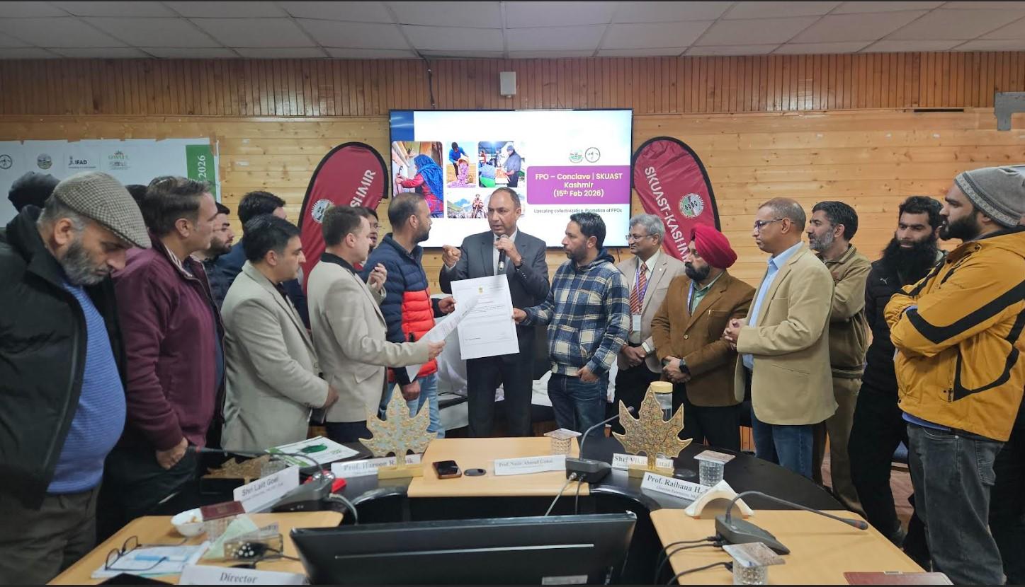 Farmer collectives need to be strengthened as engines of rural growth: VC SKUAST-K