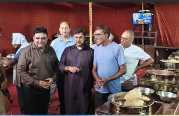Satish Sharma Inspects Shri Amarnath Ji Yatra Camps at Banihal, Ramban and Chanderkote; Reviews Food Quality and Pilgrim Welfare