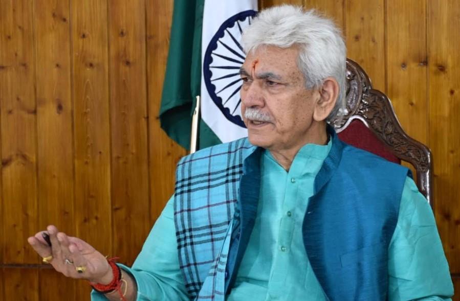 LG Sinha reviews progress of Amarnath Yatri Niwas Projects