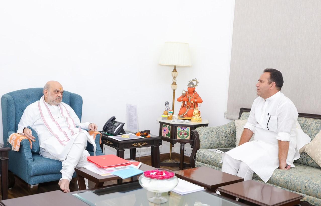 LoP Sunil Sharma meets Union Home Minister Amit Shah, discusses Current political and security scenario in J&K