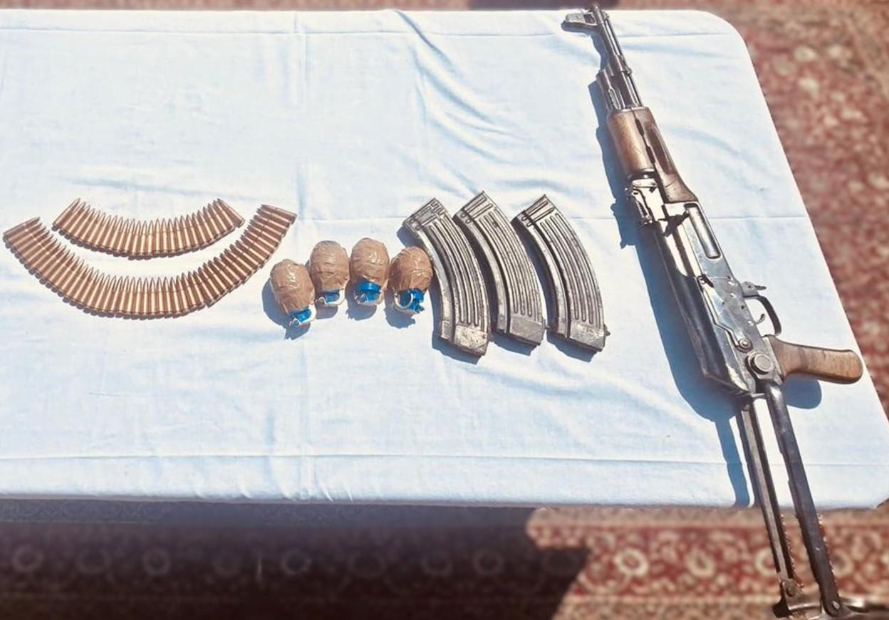 Baramulla: Joint Operation in Sopore, AK-Series Rifle & Grenades Recovered