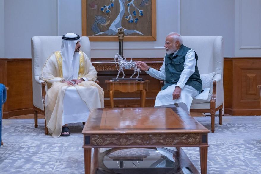 Dubai Crown Prince Sheikh Hamdan meets PM Modi, discusses UAE-India ties for prosperous future