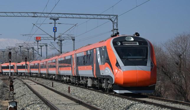 Trial runs of Vande Bharat train conducted on Katra-Sangaldan link of Jammu – Kashmir