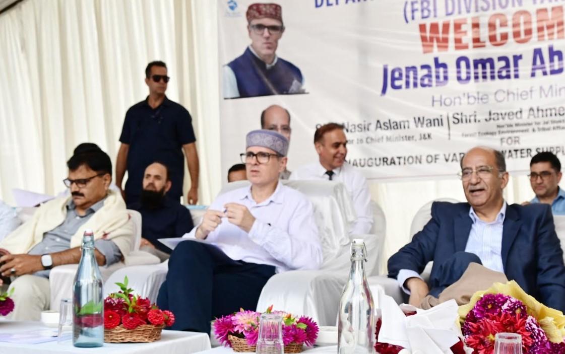 Clean drinking water for each household and development in every village is our priority: CM Omar Abdullah