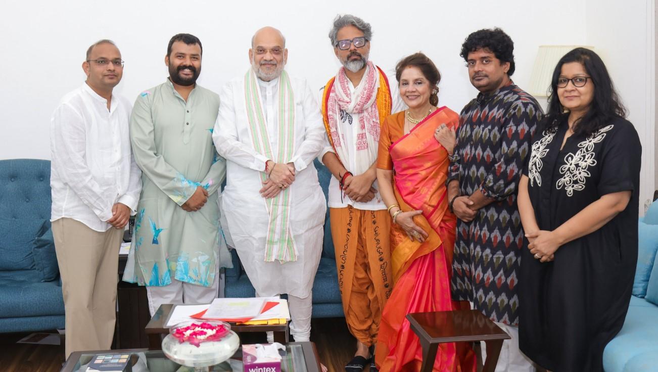 Hanuman Ansh team meets Home Minister Amit Shah in Delhi as film nears Rs 350 crore