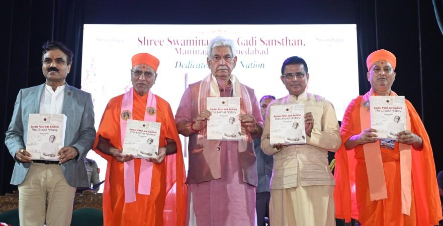 Lieutenant Governor Launches Book on Sardar Patel’s Jammu Kashmir Legacy