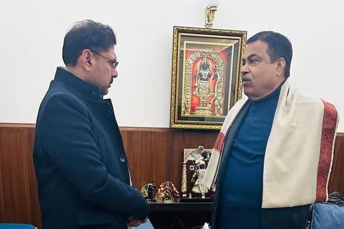 Satish Sharma attends National Transport Ministers’ Meeting, meets Nitin Gadkari