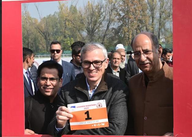 CM Omar Abdullah unveils Kashmir Marathon Exposition at Polo View