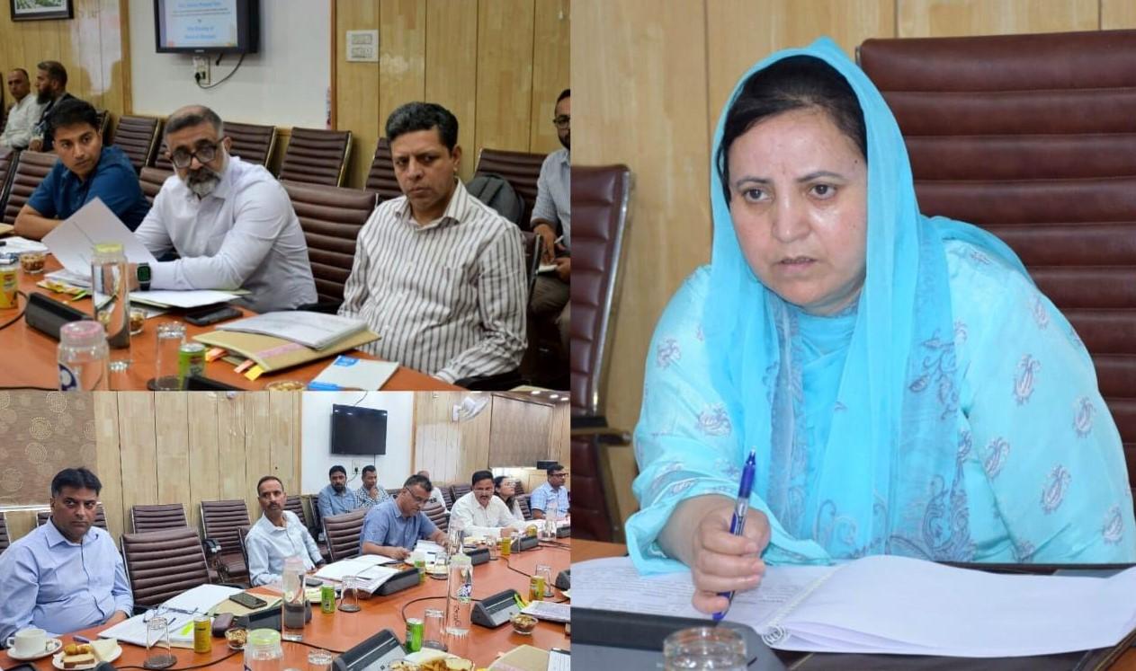 Sakeena Itoo chairs 45th BoDs meeting of JKSCSTBC Development Corporation