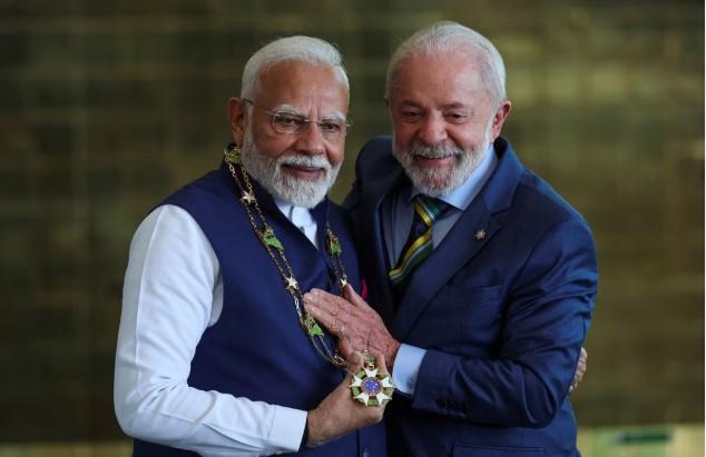 PM Modi conferred with Brazil's highest award 'Grand Collar of the National Order of Southern Cross'