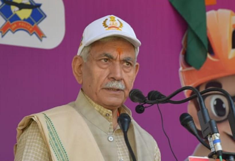LG Sinha Reiterates commitment to uproot terrorism, establish lasting peace in J&K