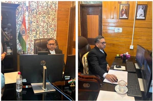 ustice Sanjeev Kumar makes history, holds High Court Division Bench proceedings from Gurez virtually