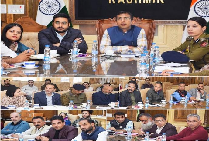 Div Com Kashmir reviews Preparations for J&K UT Foundation Day, Run for Unity on October 31