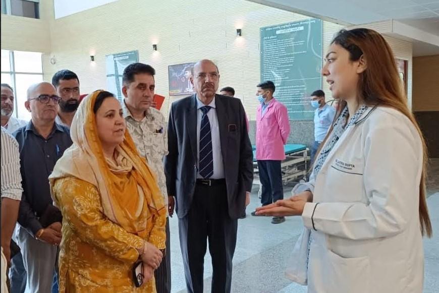 Sakeena Itoo emphasises wider awareness, improved accessibility at AIIMS Jammu