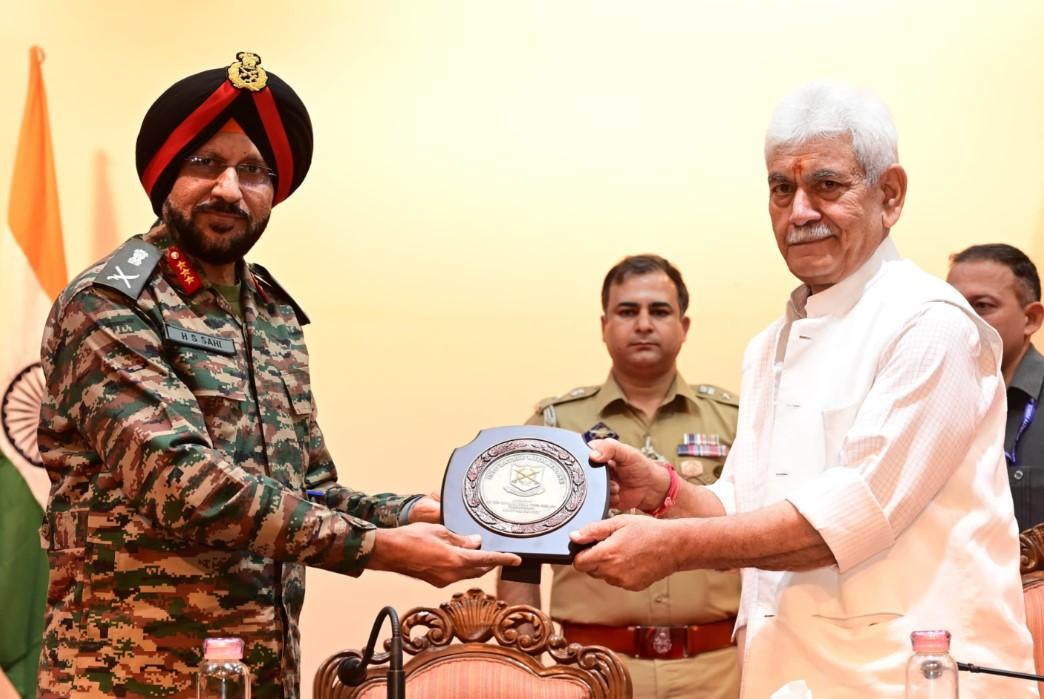 Take a pledge to eliminate every terrorist, their outfits: LG Sinha to Army Officers