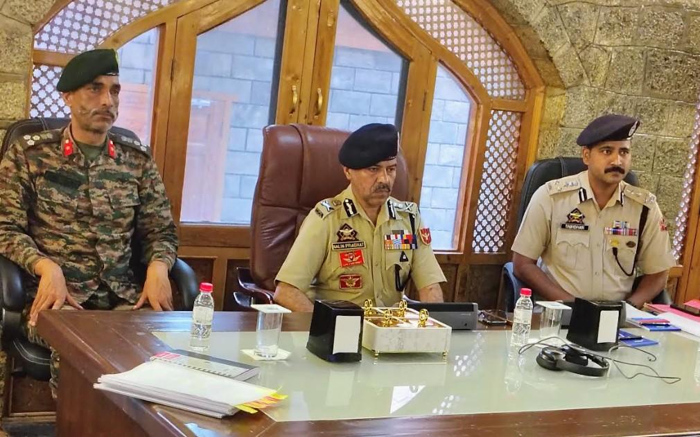 DGP J&K visits Doda, reviews multi-agency security grid ahead of upcoming events