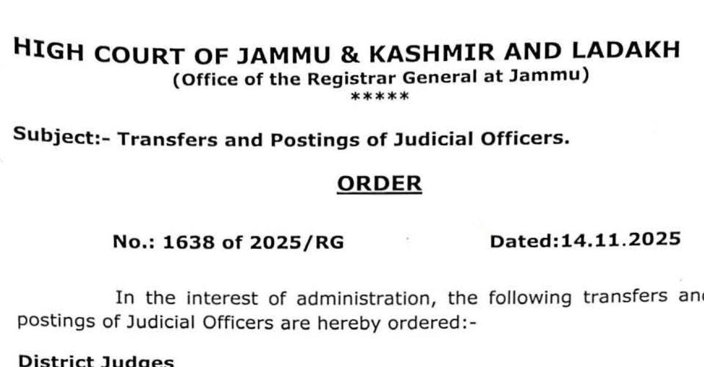 Chief Justice orders transfers and posting of 71 Judges