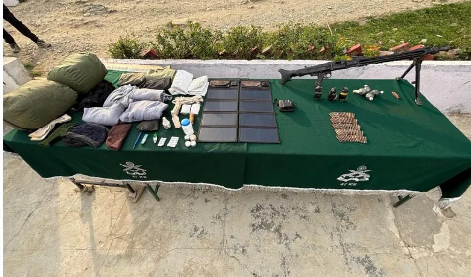 Security forces recover arms, ammunition in Kupwara