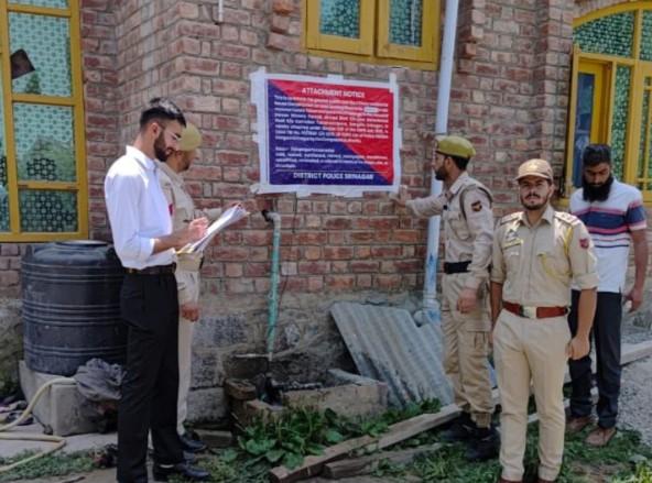 Srinagar police attach property worth Rs 1 crore under NDPS Act
