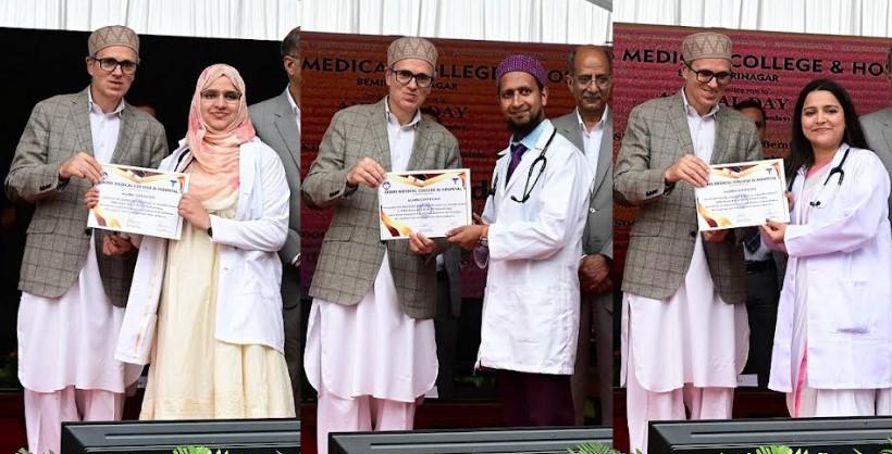 Chief Minister Omar Abdullah addresses Annual Day Function at SKIMS Medical College Bemina
