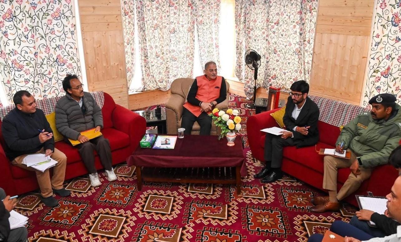 LG Kavinder bats for beautification, new sites to boost Kargil tourism
