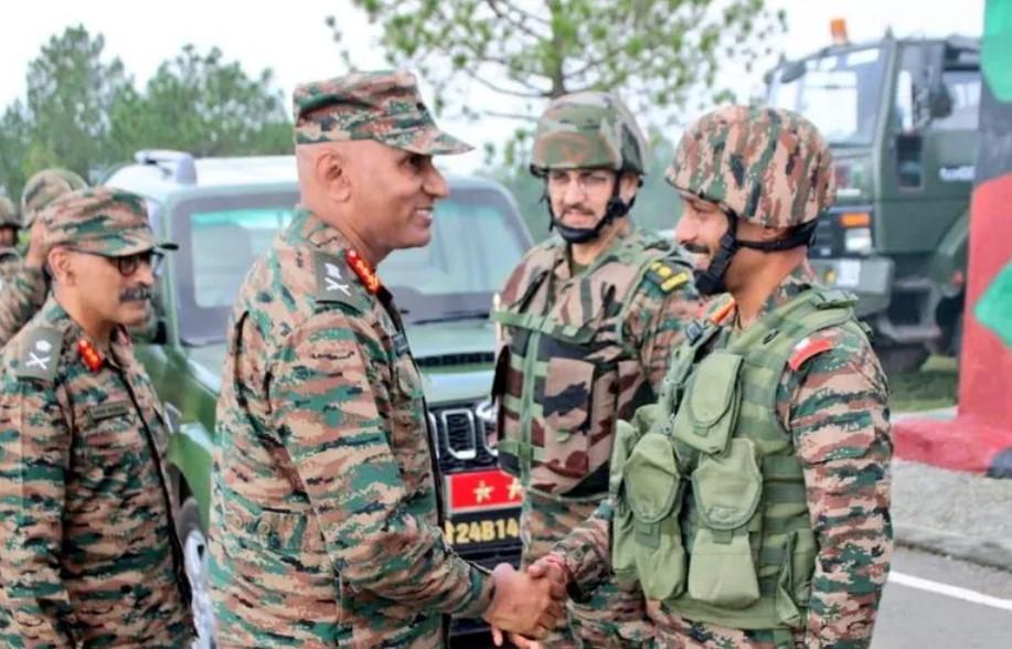 Army commander reviews operational preparedness of troops in Ladakh