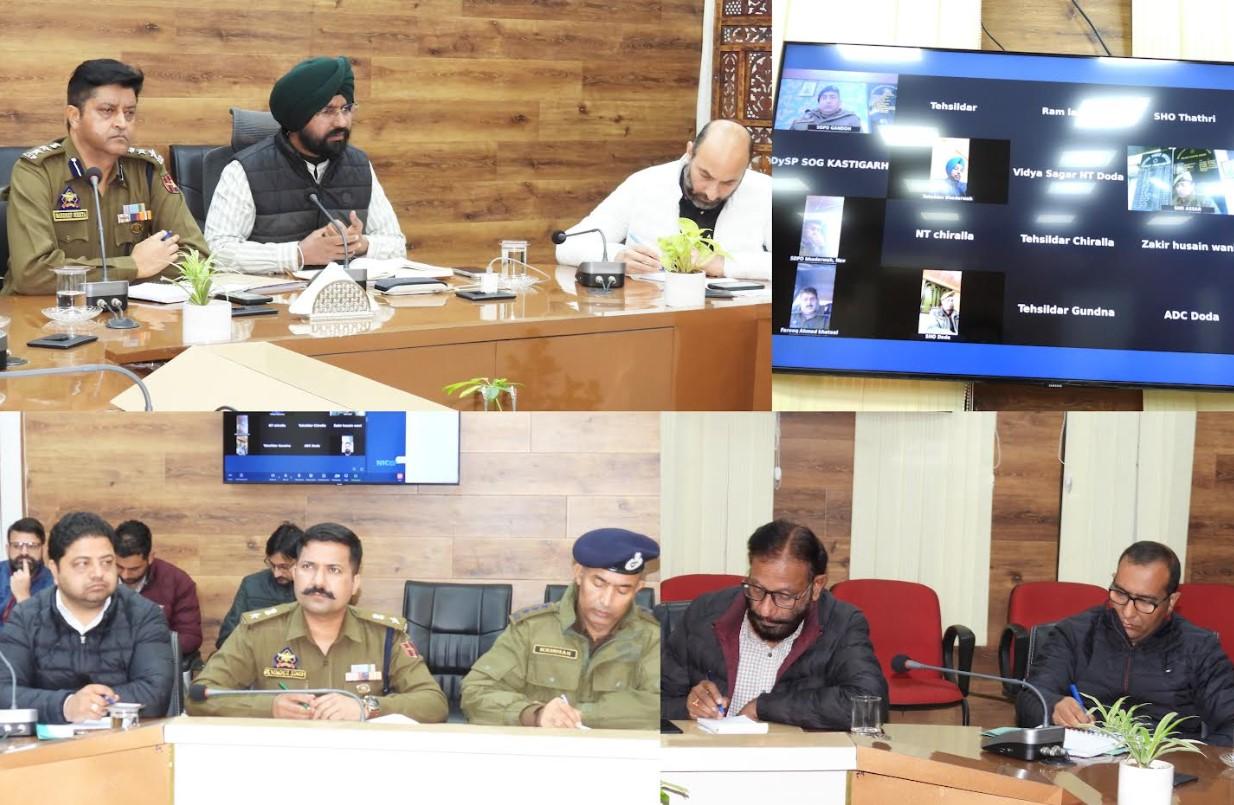 DM reviews Law & Order situation in Doda District; Issues strict directions for strengthening surveillance