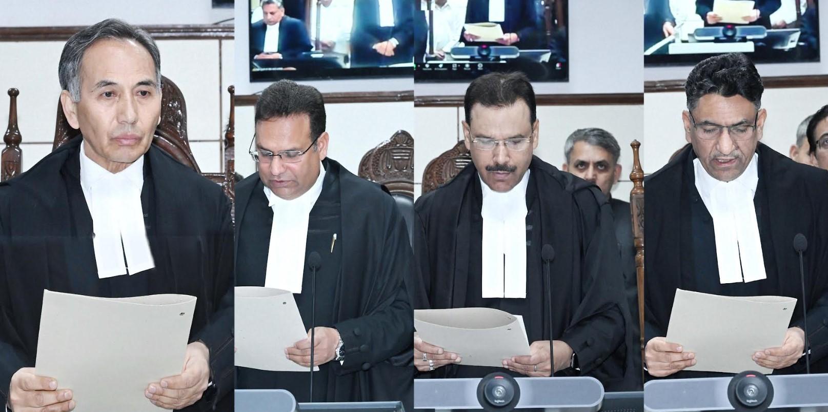 Chief Justice administers oath of office to Additional Judges as Judges