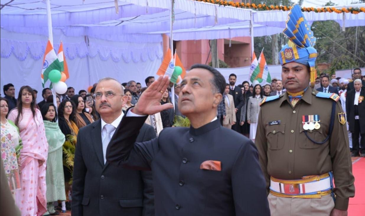 High Court celebrates 77th Republic Day with unprecedented enthusiasm, dignity at Jammu